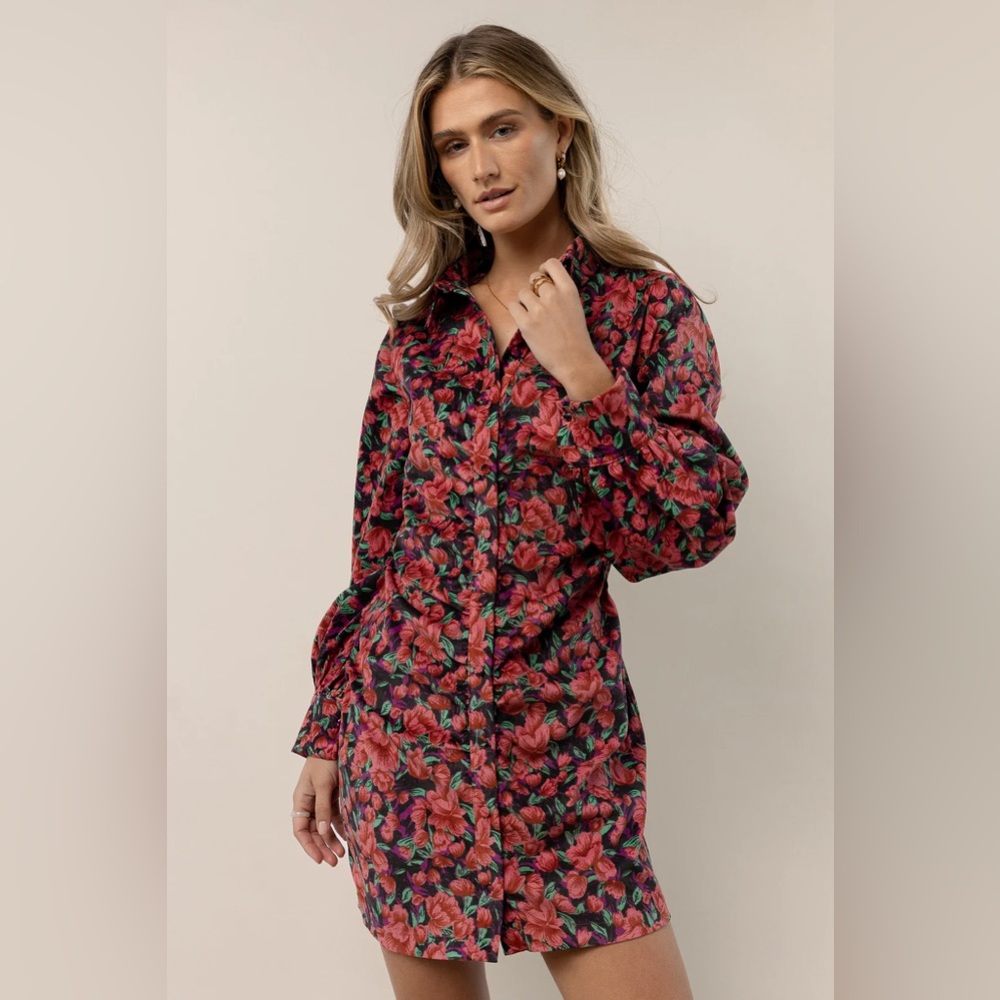 Bohme Gaia Floral Dress. Size S